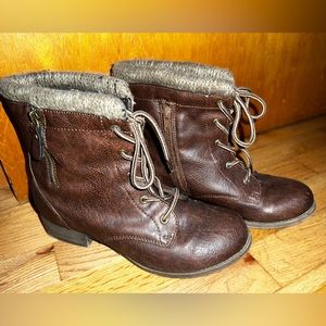 Brown Short Healed Boots